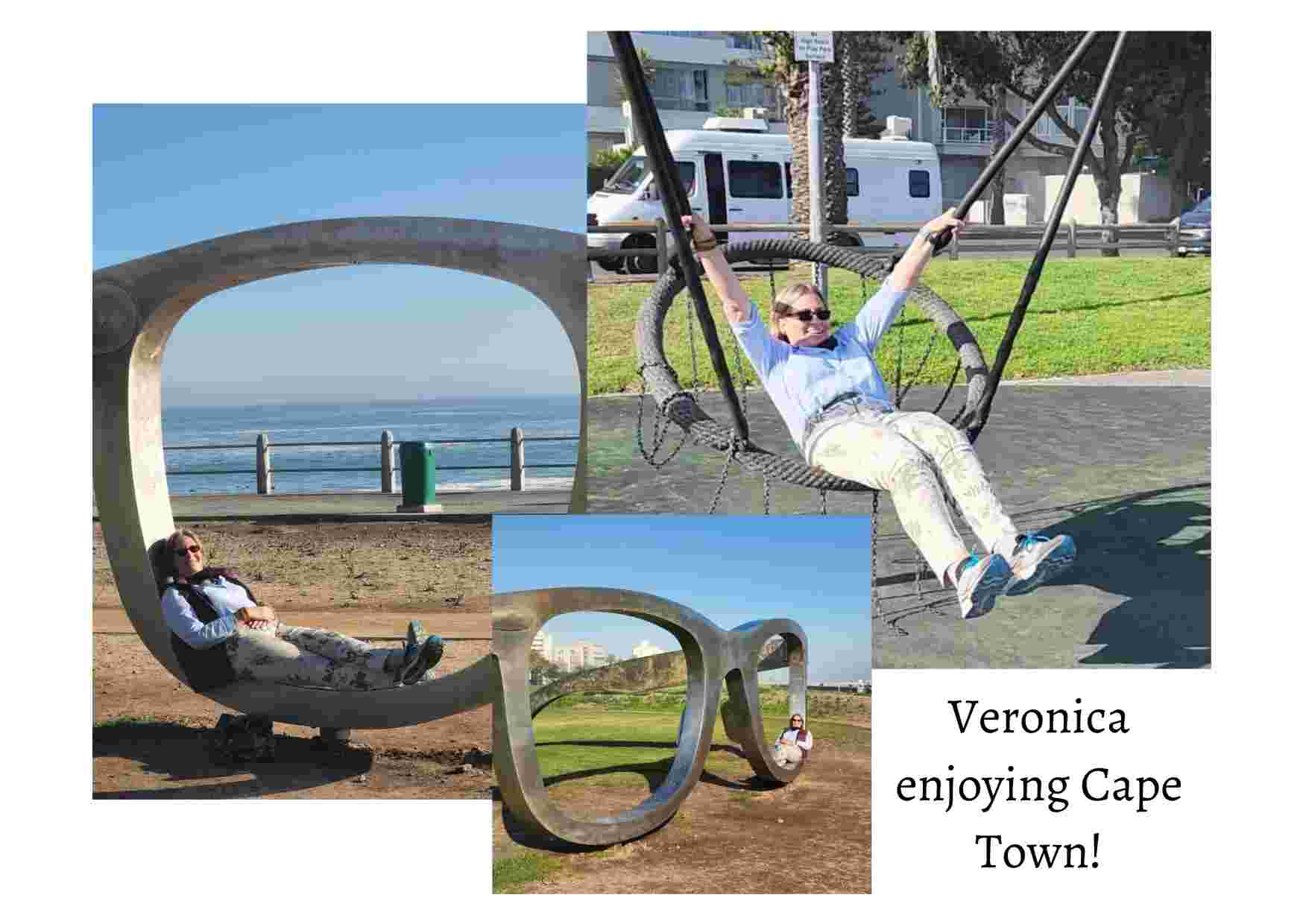 Veronica enjoying Cape Town