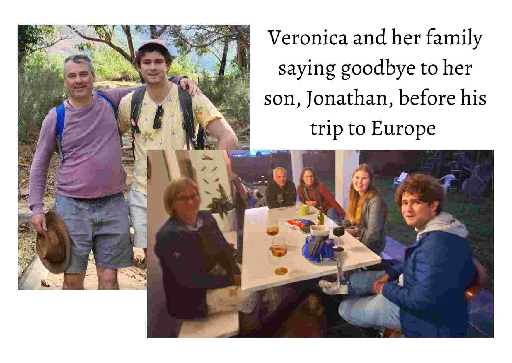 Veronica spent time reconnecting with her family while in Cape Town