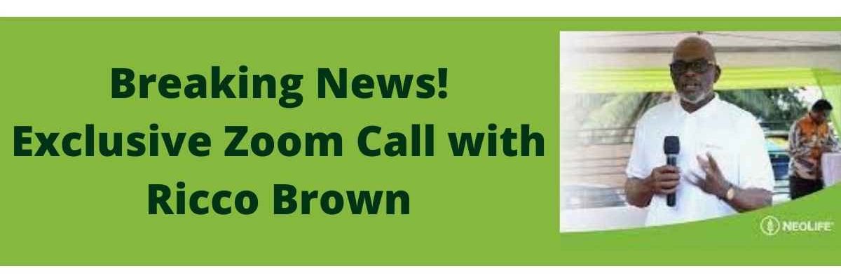 Rico Brown exclusive Zoom Call
